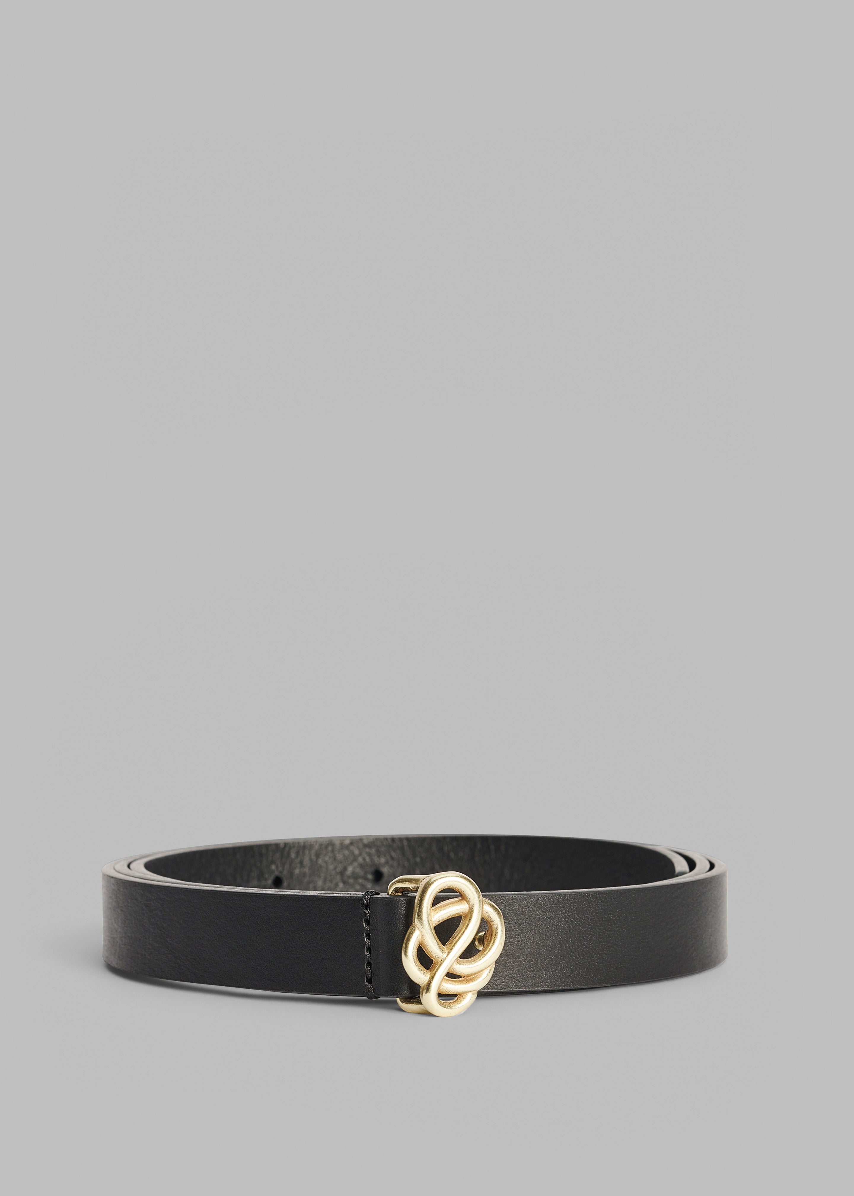By Malene Birger Ouma Leather Belt - Black