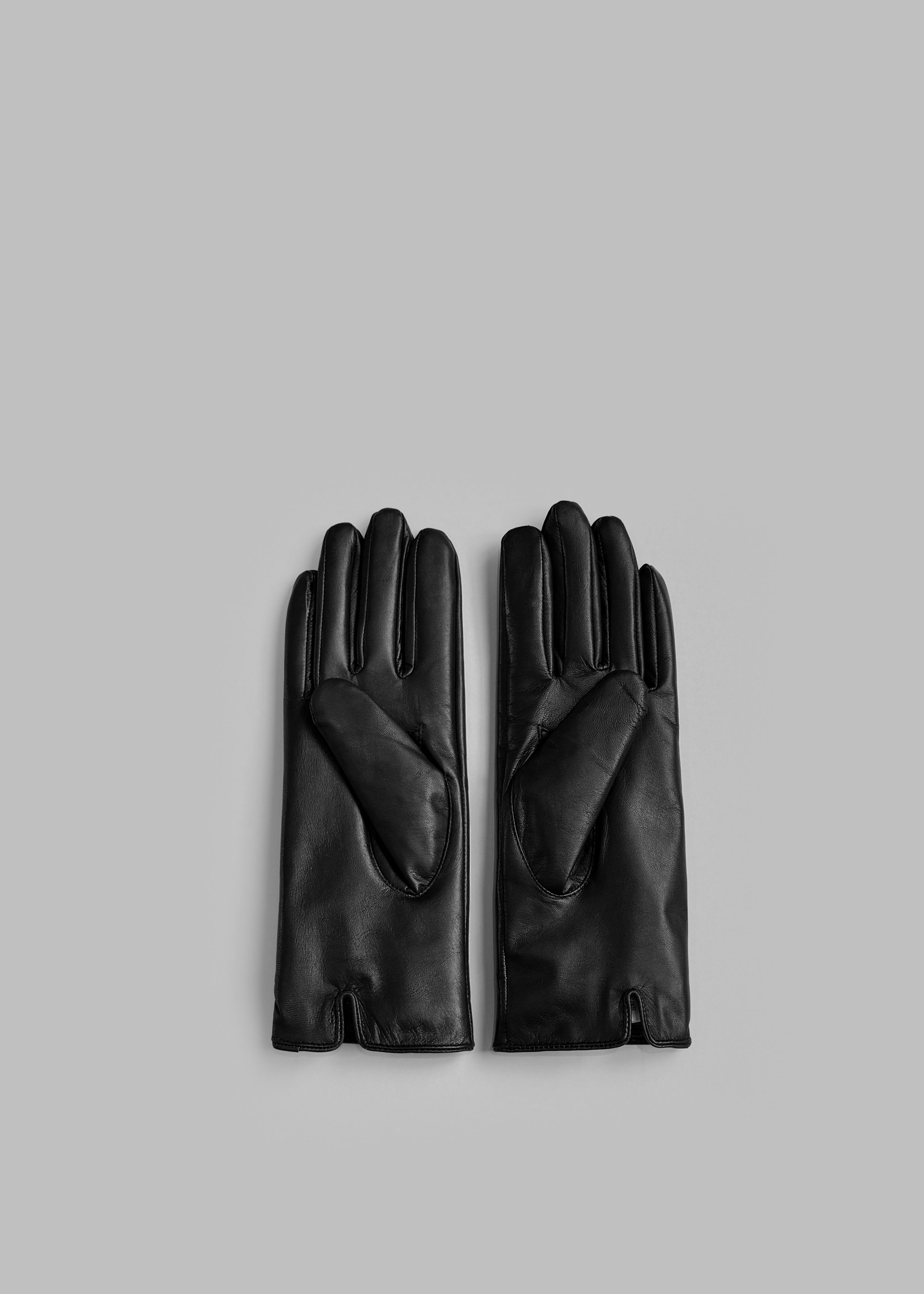 Ruby Leather Gloves - Black