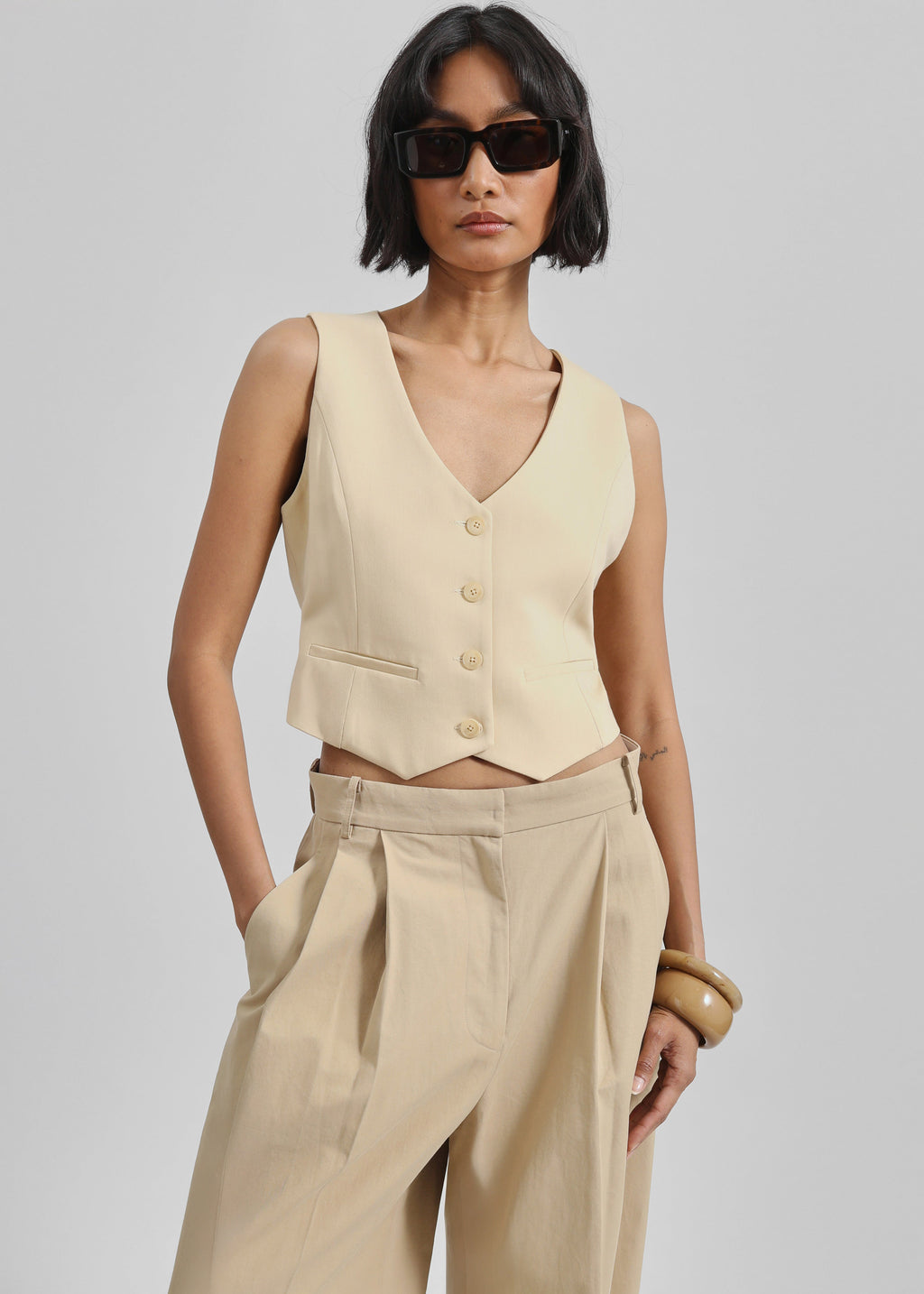 TFS Glossy Bangle - Camel