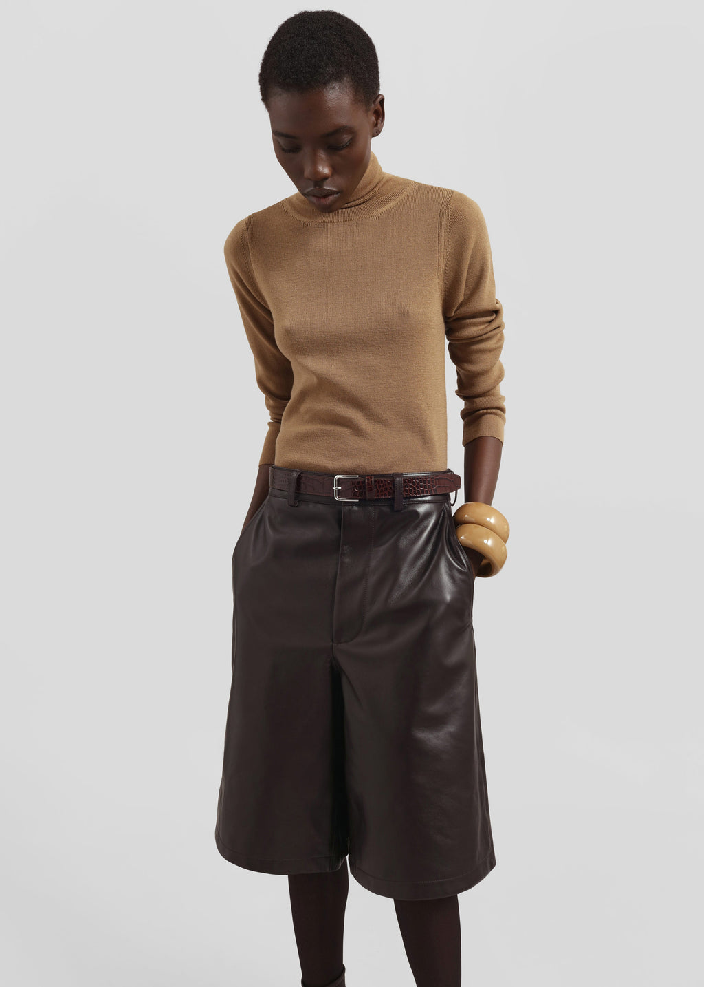 TFS Glossy Bangle - Camel