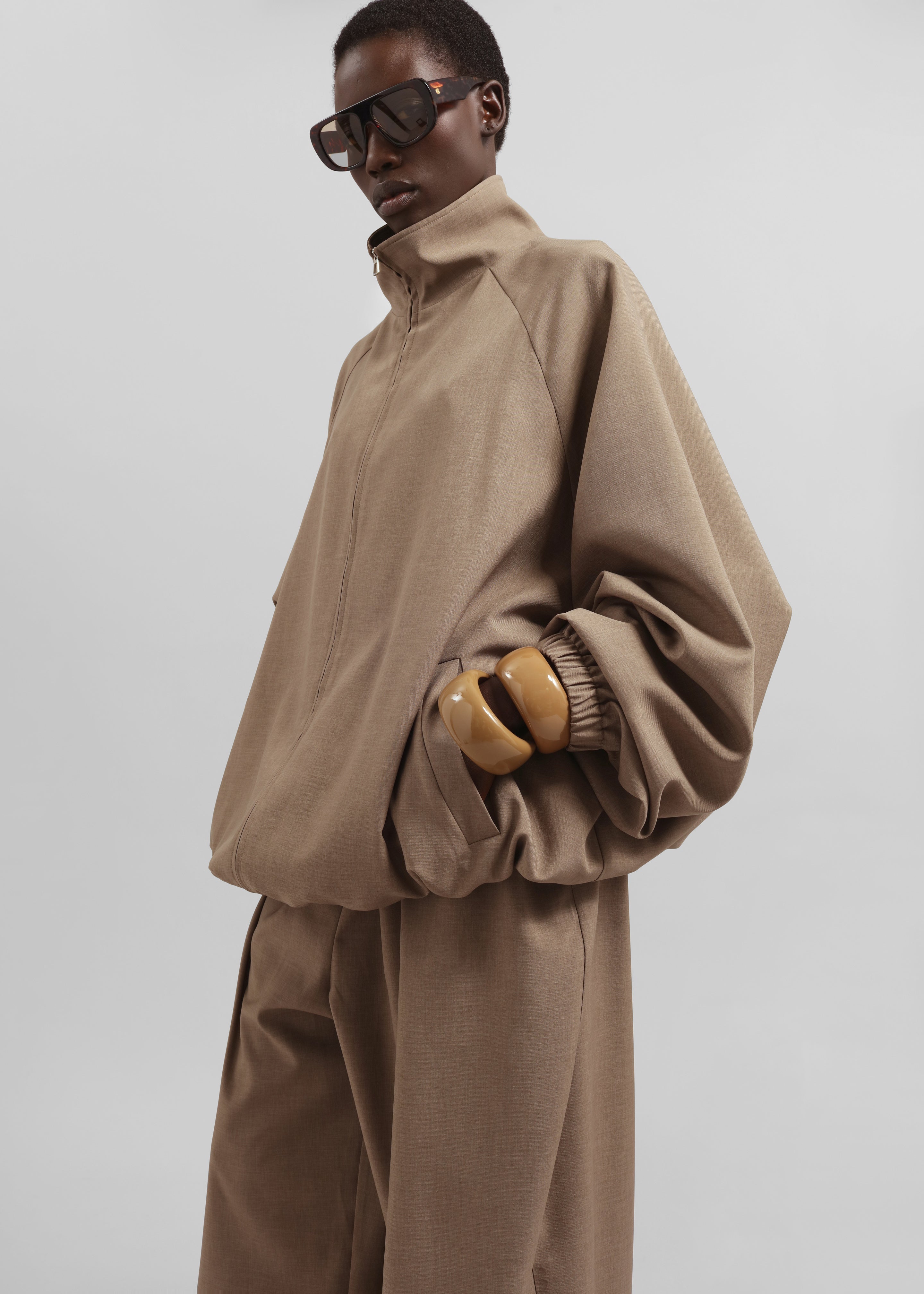 TFS Glossy Bangle - Camel