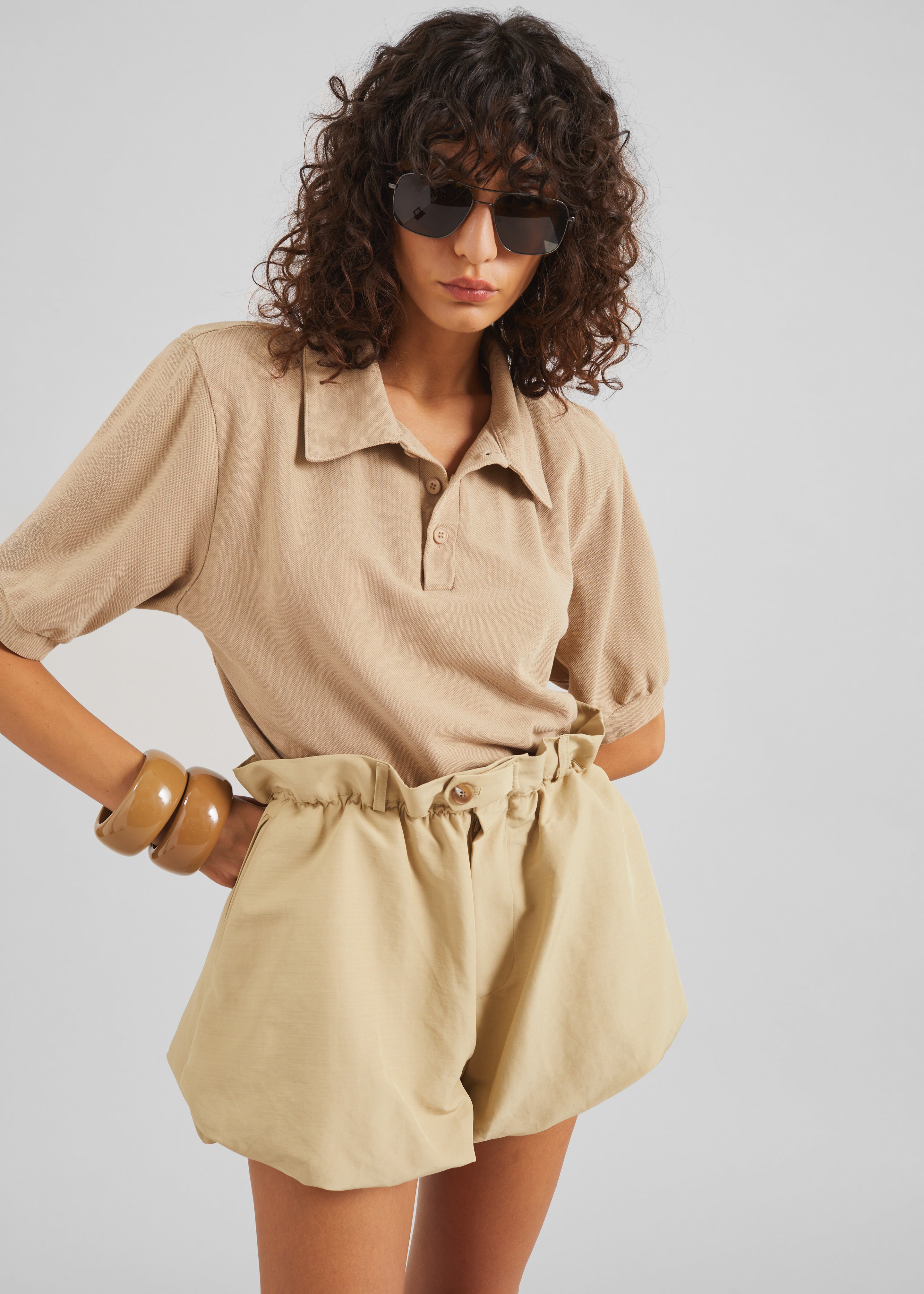 TFS Glossy Bangle - Camel